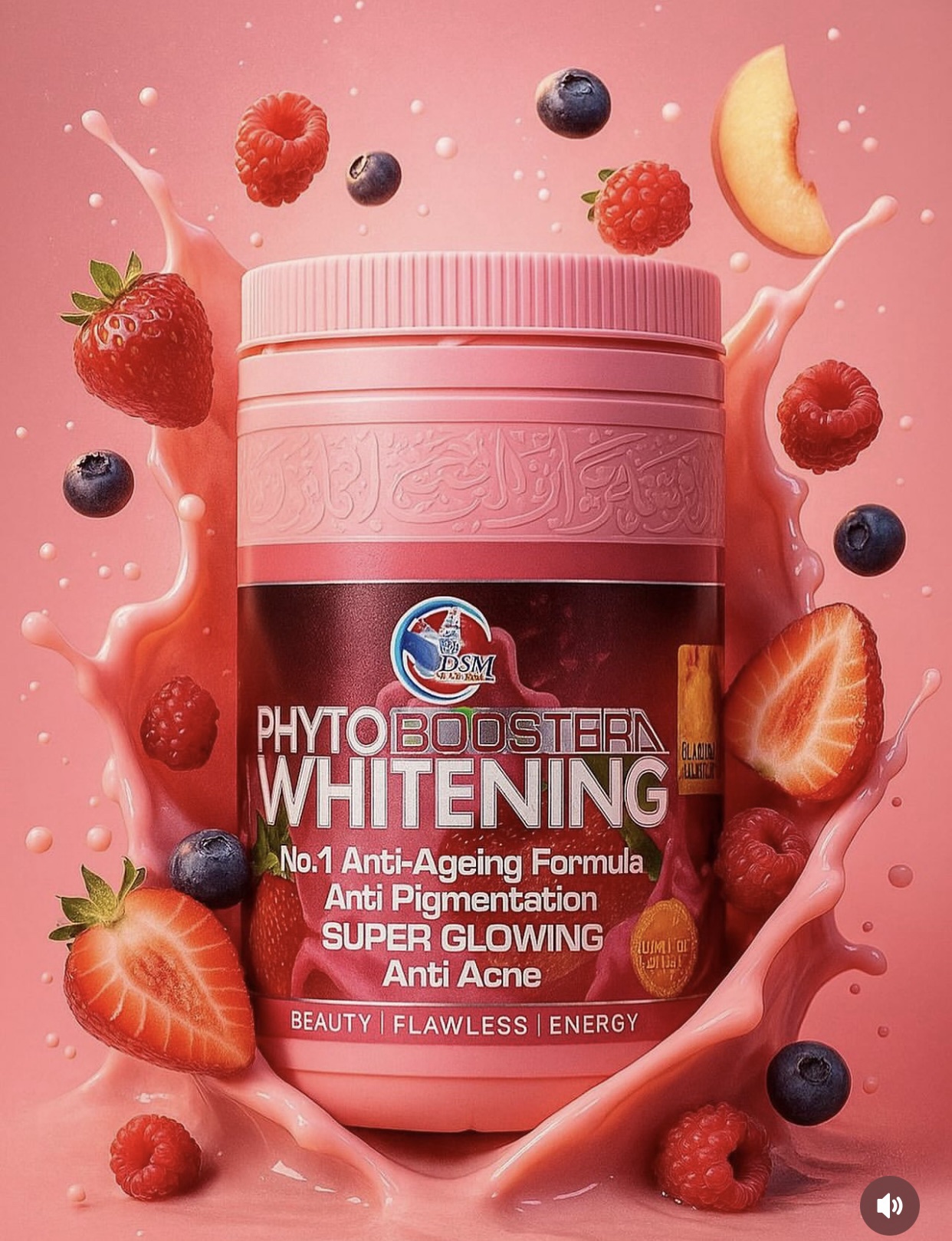 Phyto Booster Whitening supplement : Anti Aging Formula Advanced Collagen Pigmentation Super 1000ml