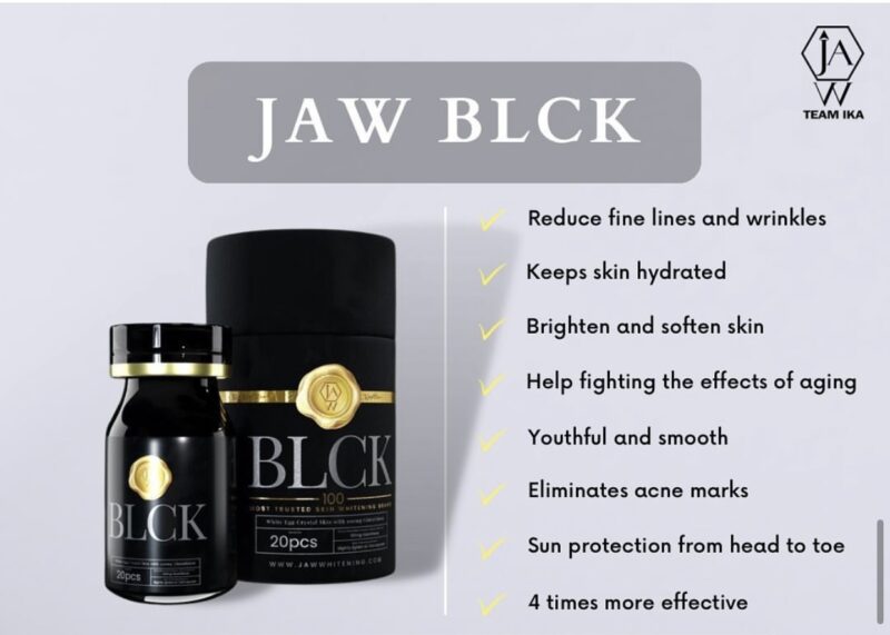 JAW WHITE BLACK EGG CRYSTAL SKIN