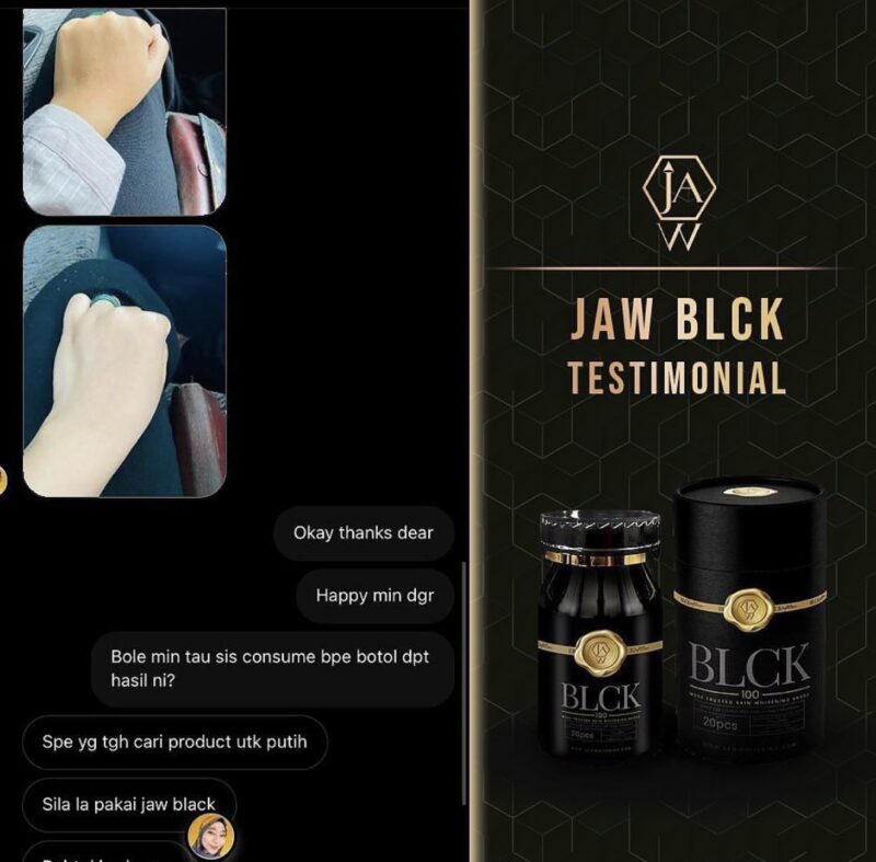 JAW WHITE BLACK EGG CRYSTAL SKIN