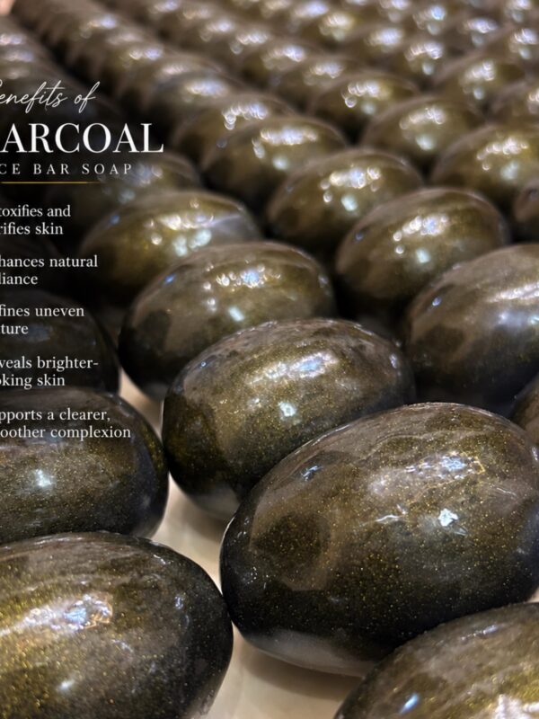 CHARCOAL PURIFYING BRIGHTENING FACE SOAP [ BAR🖤]